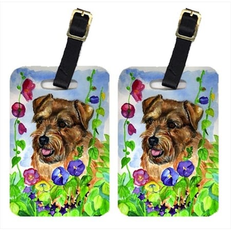 Carolines Treasures Carolines Treasures 7035BT Norfolk Terrier Luggage Tags; Pack - 2 7035BT
